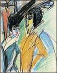 Ernest Ludwig Kirchner: Két kokott.