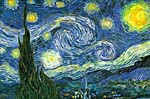 Van Gogh: Ciprusok az jszakai g alatt/ Csillagos j